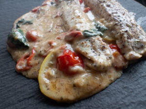 Hondstong met Calabrische saus