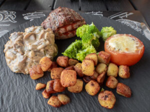 Ossenhaas met Champignon Bechamel saus