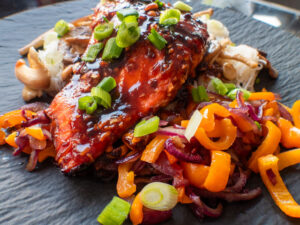 Sockeye Zalm met Chili