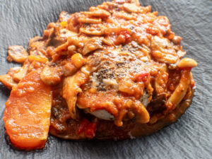 Pollo Pecorino con Funghi